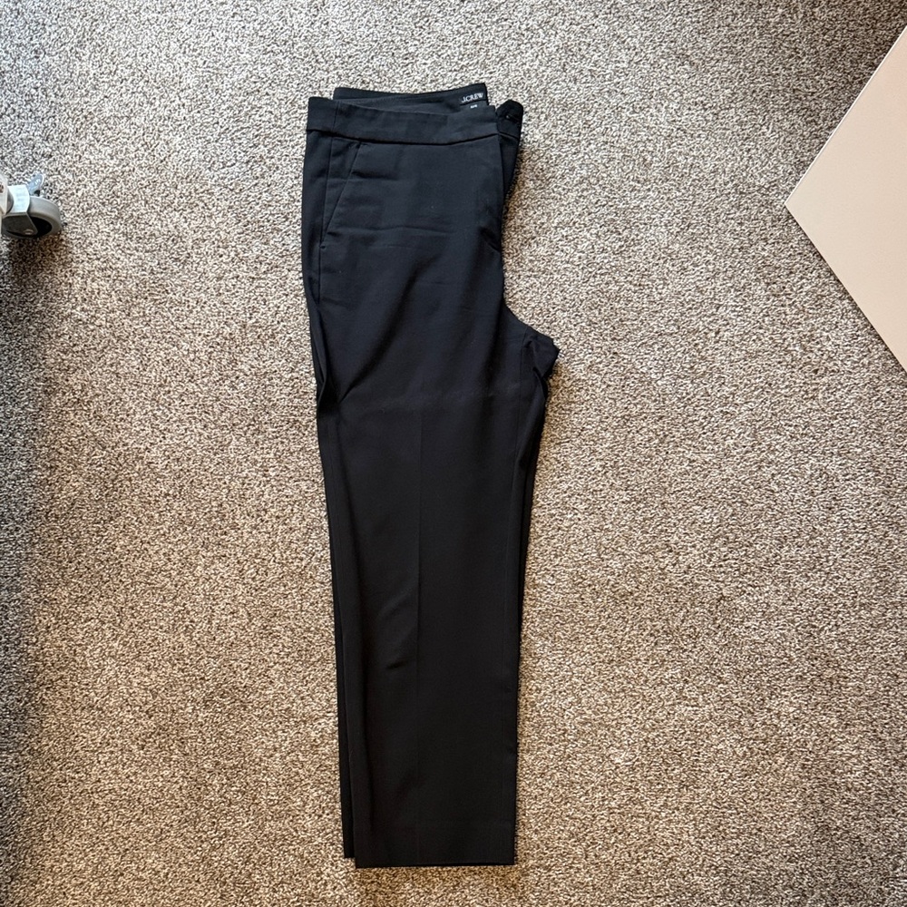 Jcrew Kate Black Womens Dress Pants Size 12